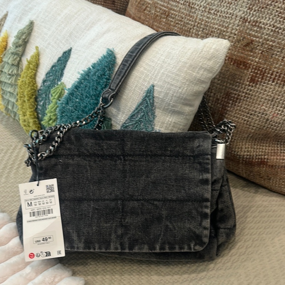 Zara Black Shoulder Bag